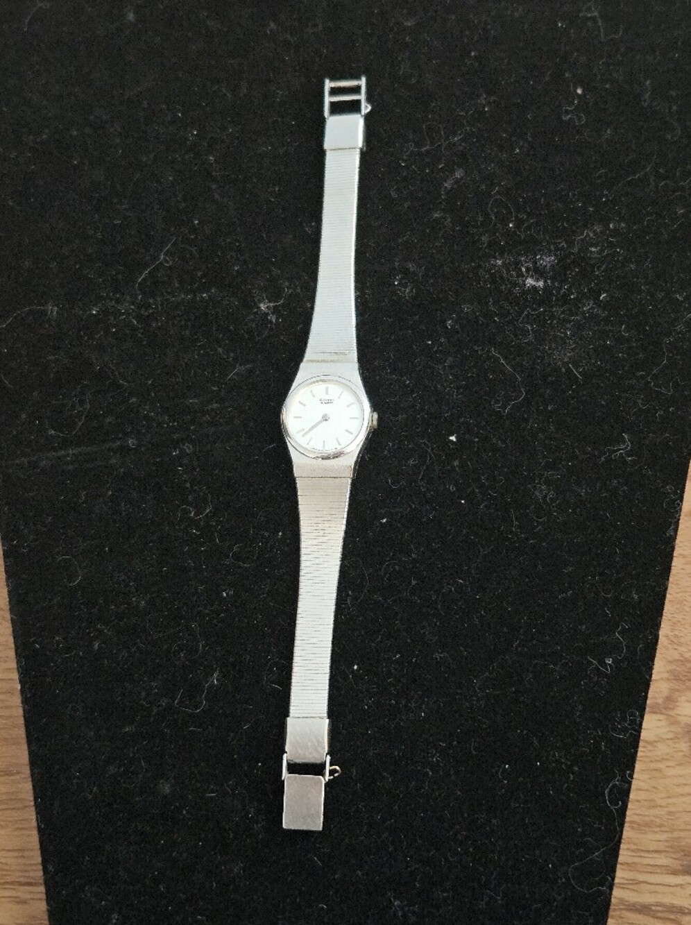 Seiko Silver Women's Mesh Band Watch with White Dial